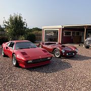 1976 Ferrari 308 GTI and 1956 Ferrari Monza